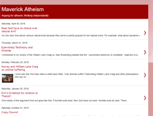 Tablet Screenshot of maverick-atheism.org